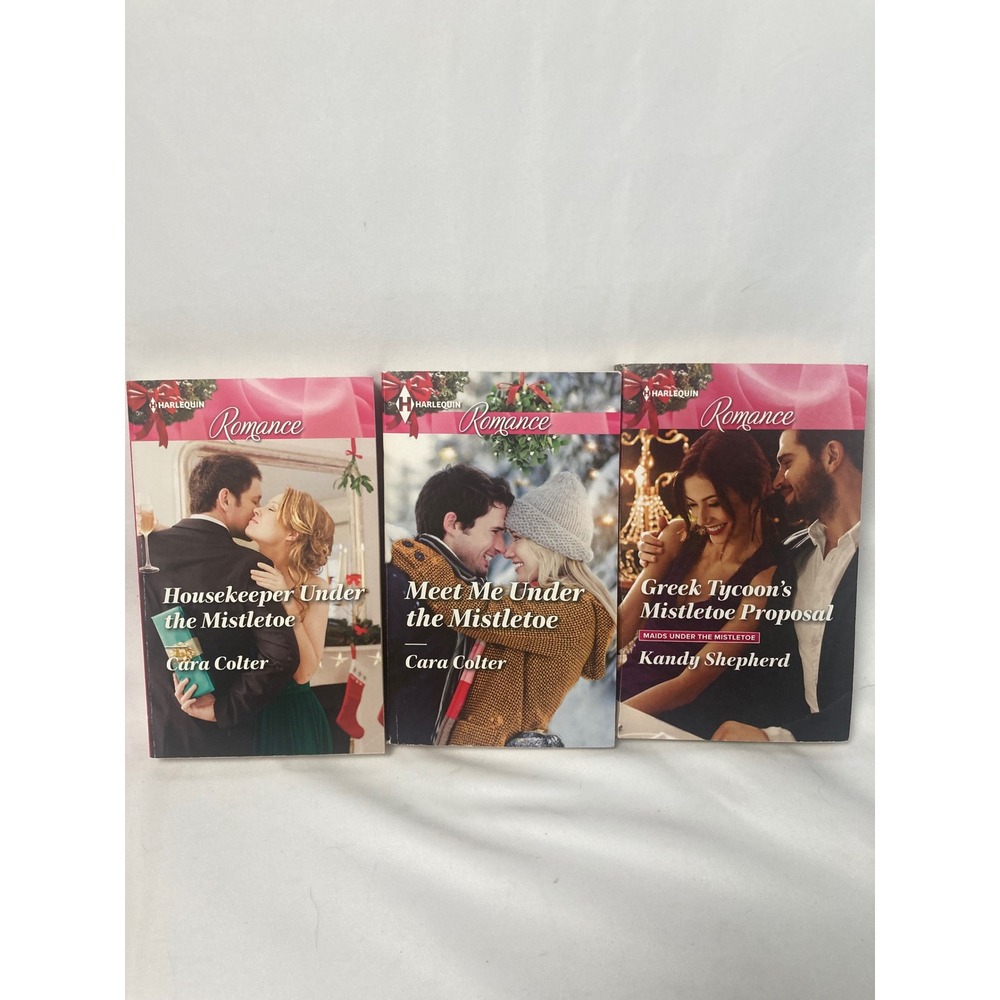 Harlequin Christmas Romance 3 Book Lot Cara Colter Kandy Shepherd Mistletoe